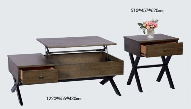 TFBHT-7014CE Height-adjustable multi-function coffee table&End table
