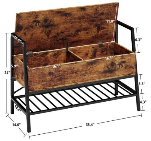 35.4 Inch Shoe Organizer Rack