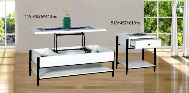 TFBHT-7021CE Height-adjustable multi-function coffee table&End table