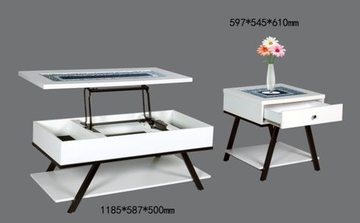 TFBHT-7022CE Height-adjustable multi-function coffee table&End table