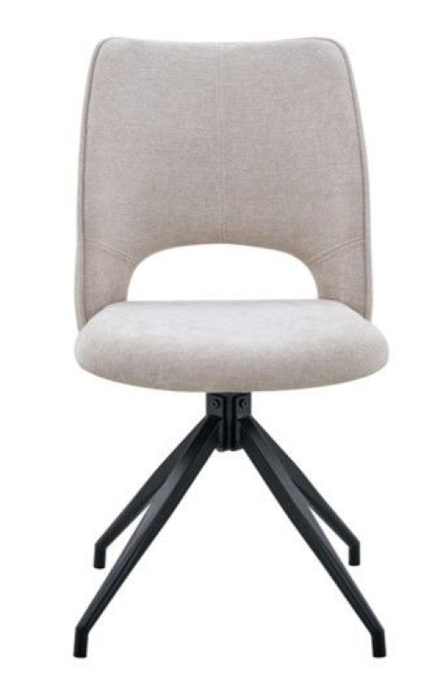 High-end luxury dining room furniture set Italian style metal veneer dining chair modern design leather dining chair