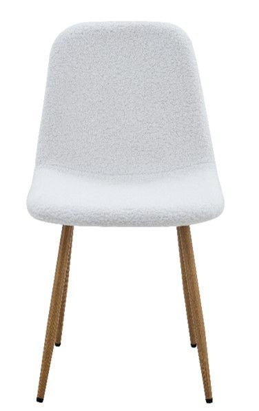 Wholesale lightweight beige thickened dining chairs with beautiful appearance