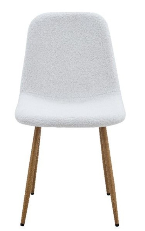 Wholesale lightweight beige thickened dining chairs with beautiful appearance