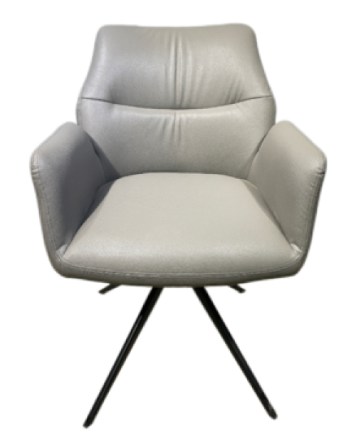 Dining Curved Back Stainless Steel Legs Dining Room Chair