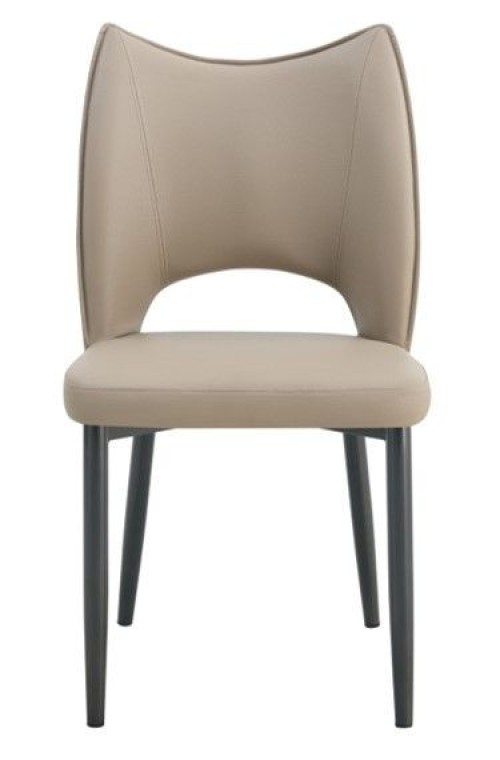 Wholesale lightweight beige thickened dining chairs with beautiful appearance